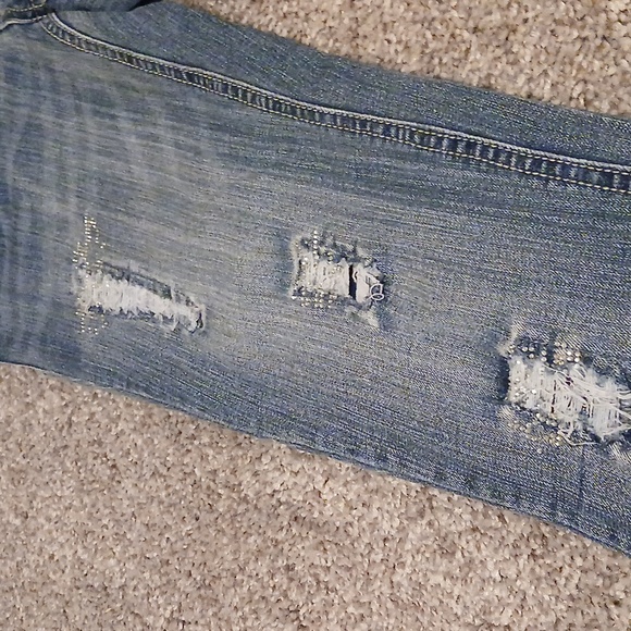 Girls Distressed Mudd Jeans Sz 16 - Picture 5 of 7